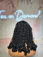 Burmese curl HD frontal wig (uncustomized)