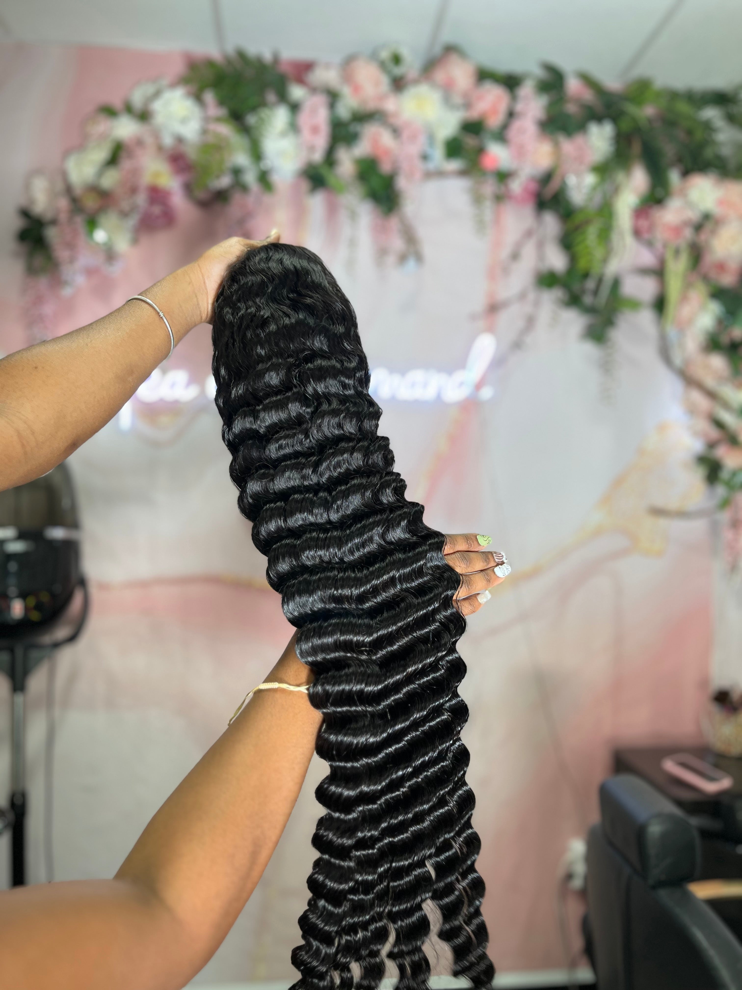 Deep wave HD frontal wig (uncustomized)