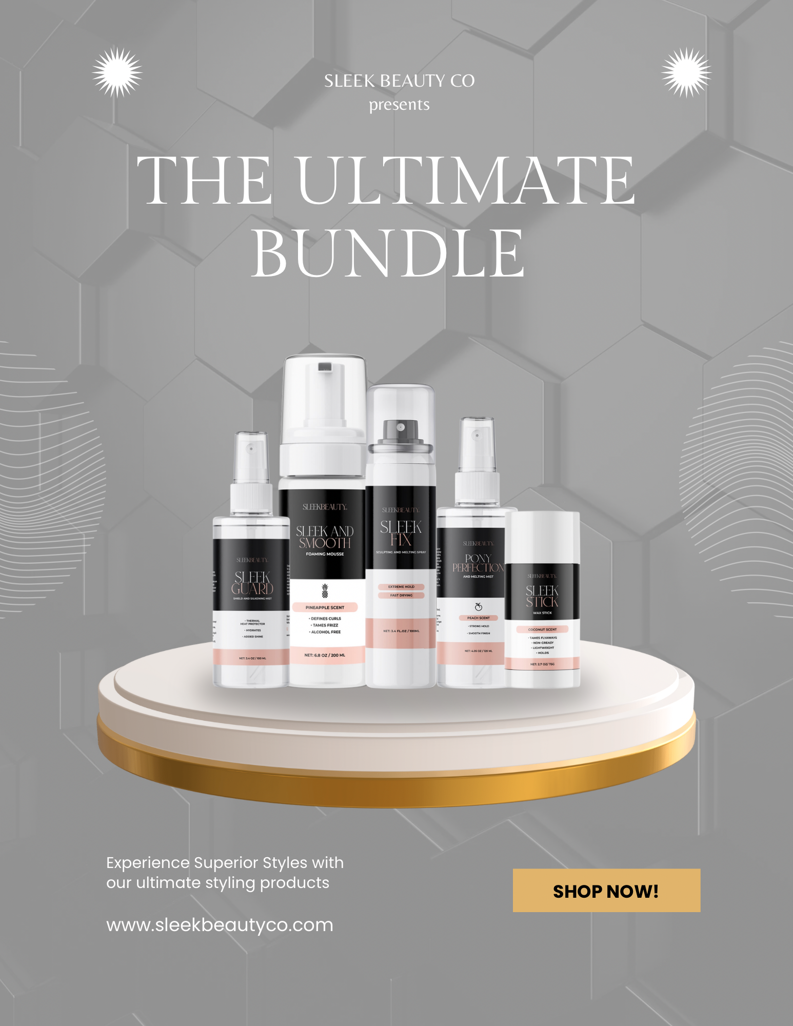 ULTIMATE Sleek Hair Care Kit