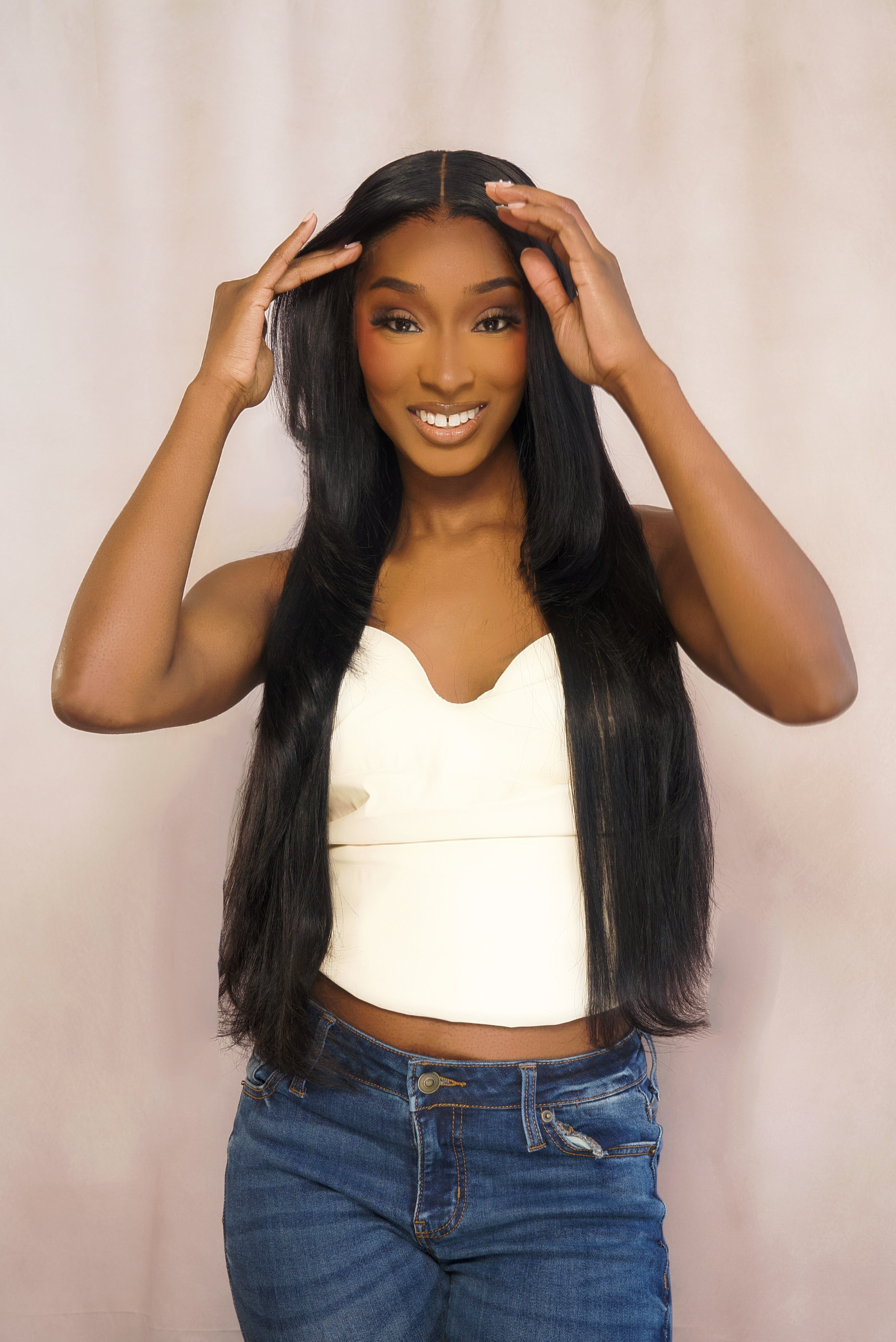 Straight HD frontal wig (uncustomized)