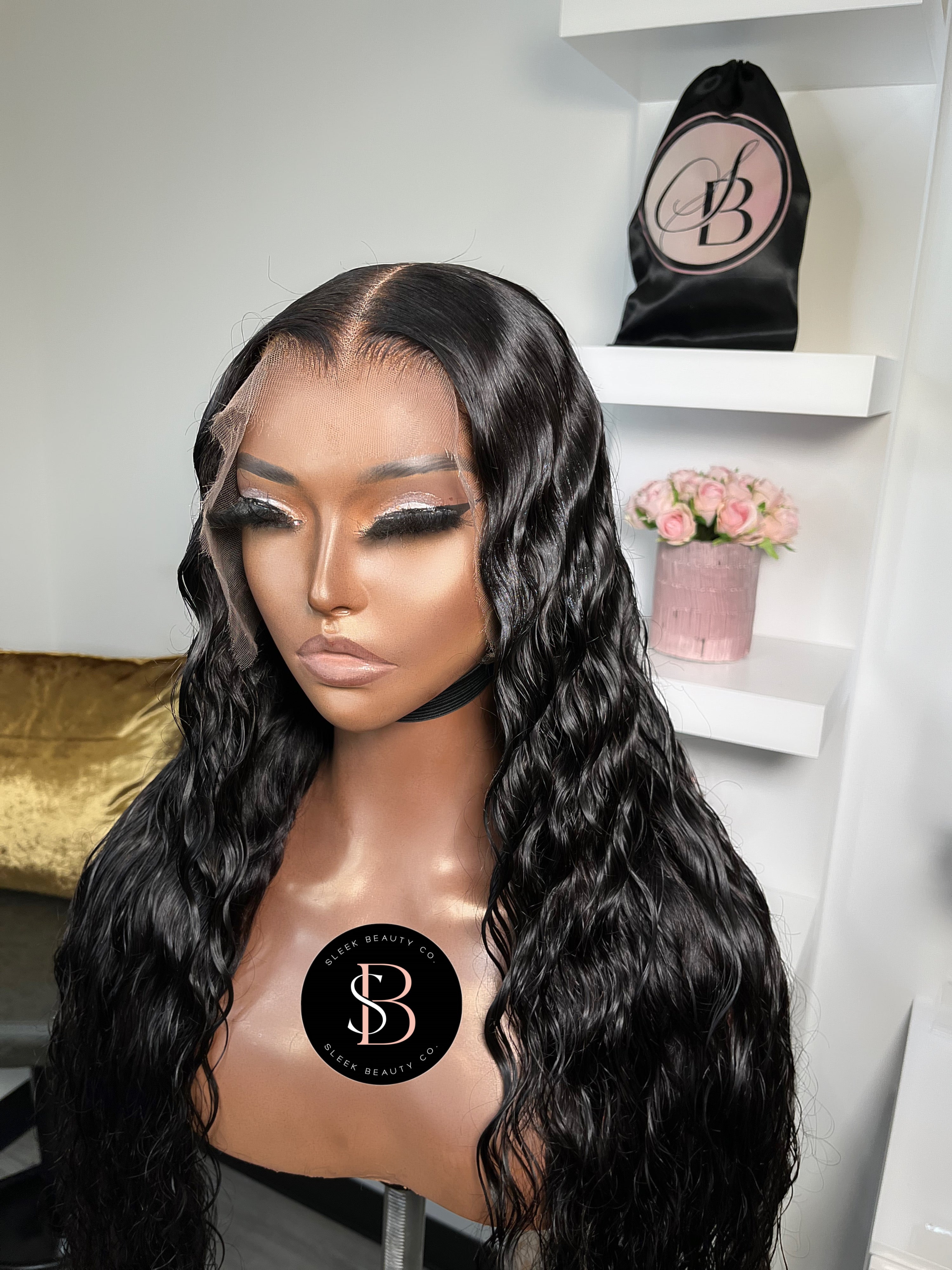 Water wave HD frontal wig (uncustomized)