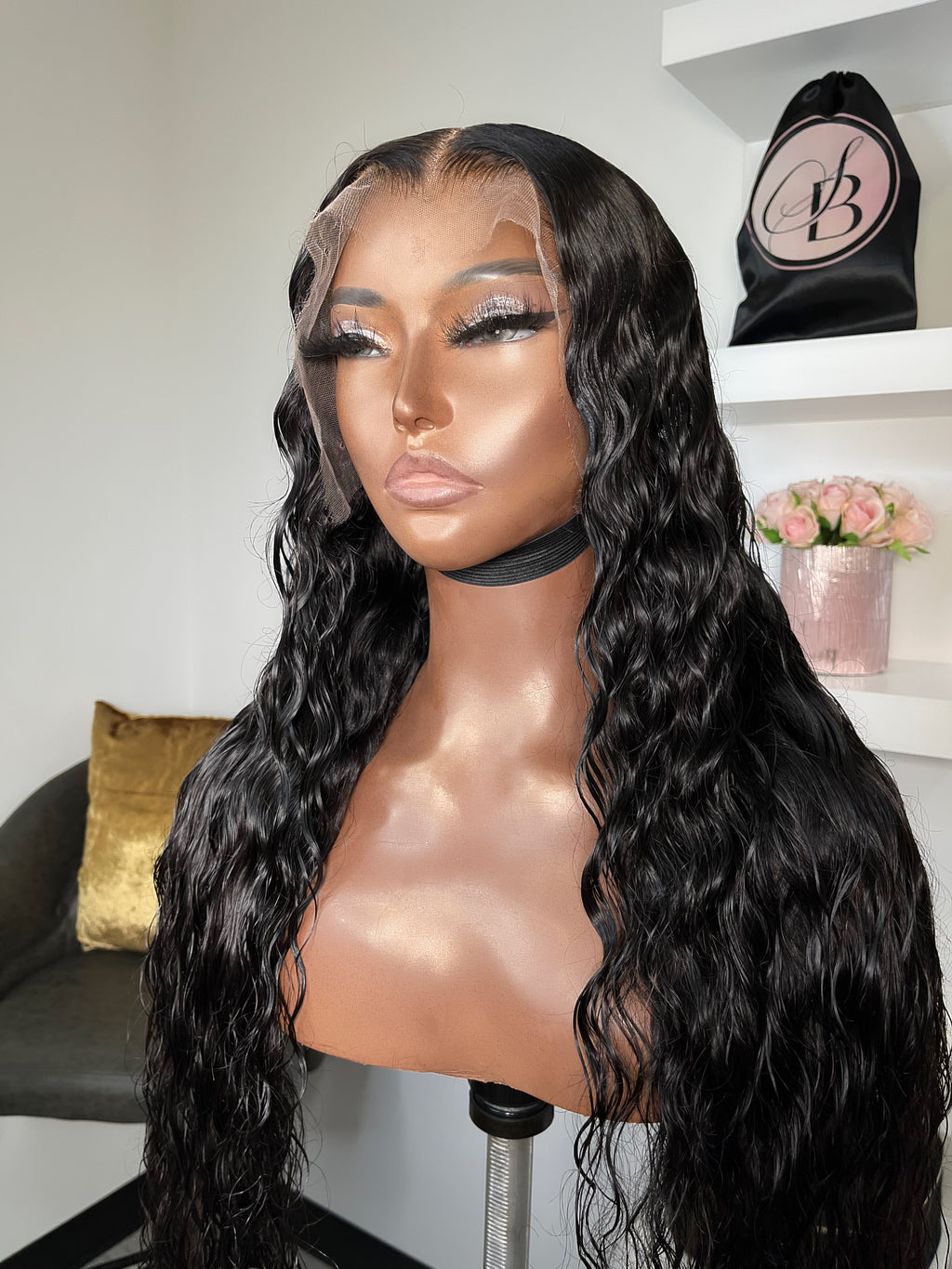 Water wave HD frontal wig (uncustomized)