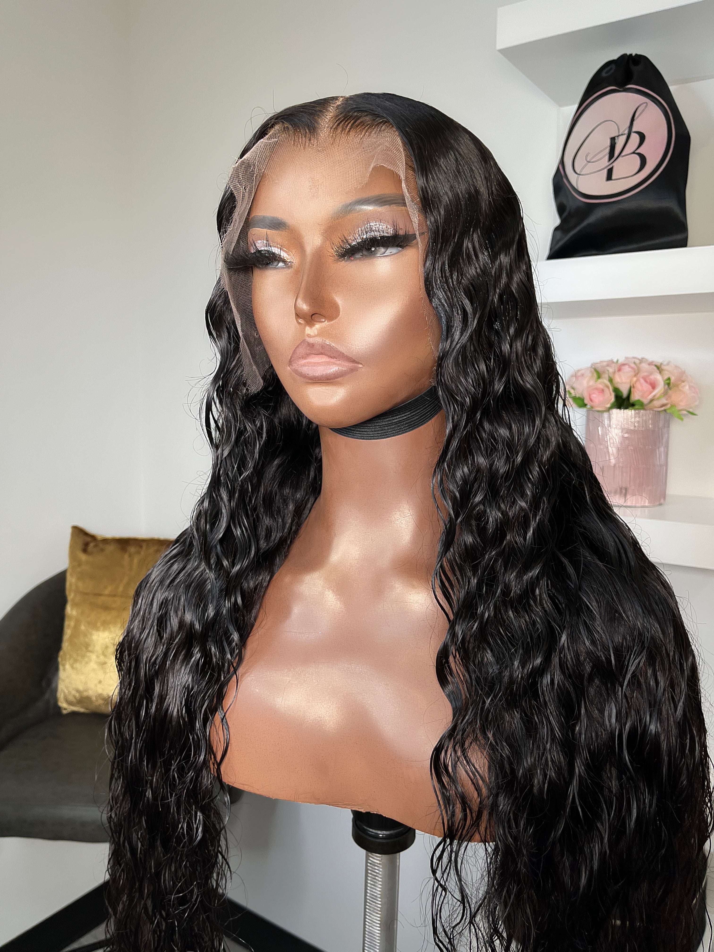 Water wave HD frontal wig (uncustomized)