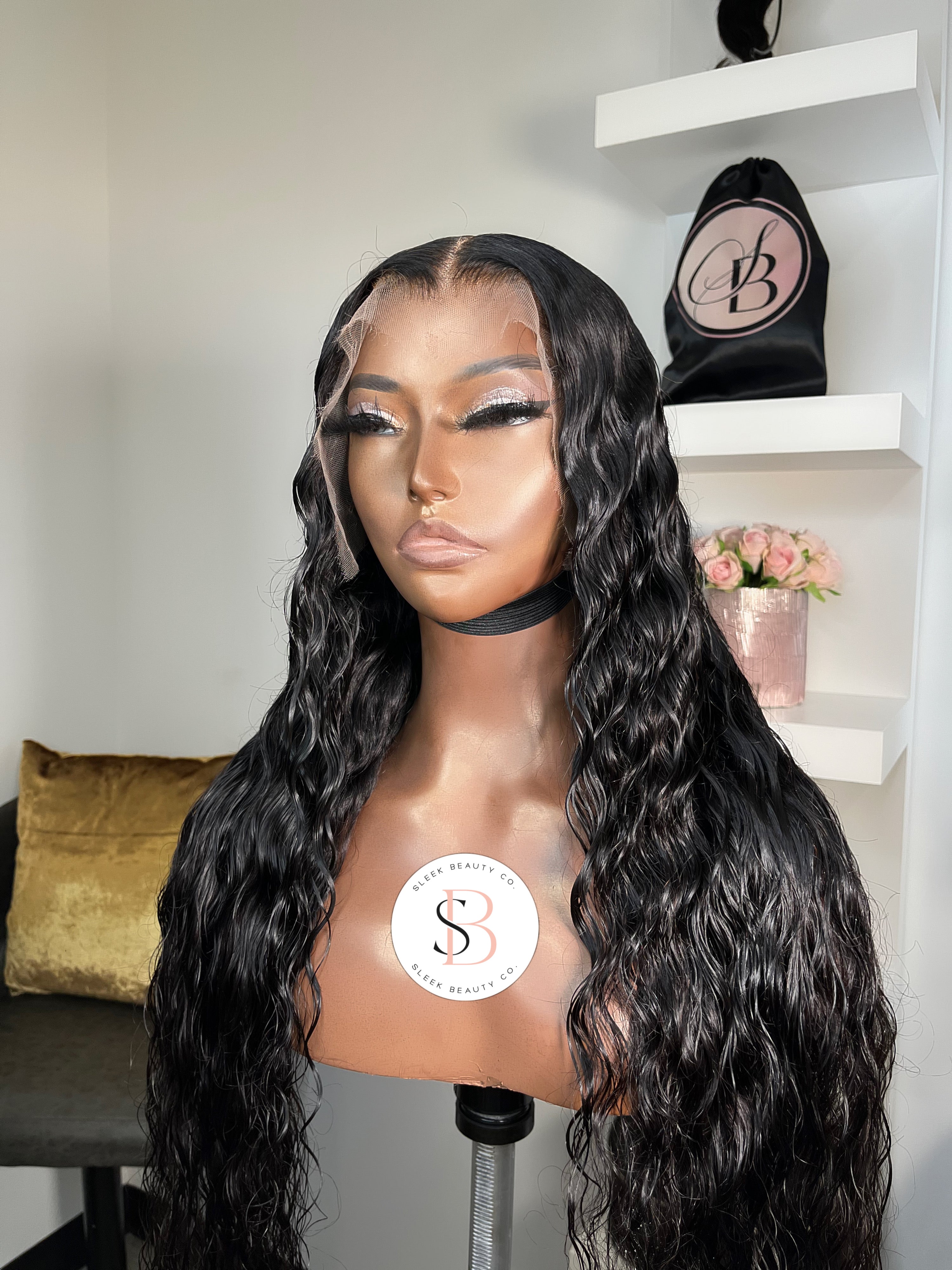 Water wave HD frontal wig (uncustomized)