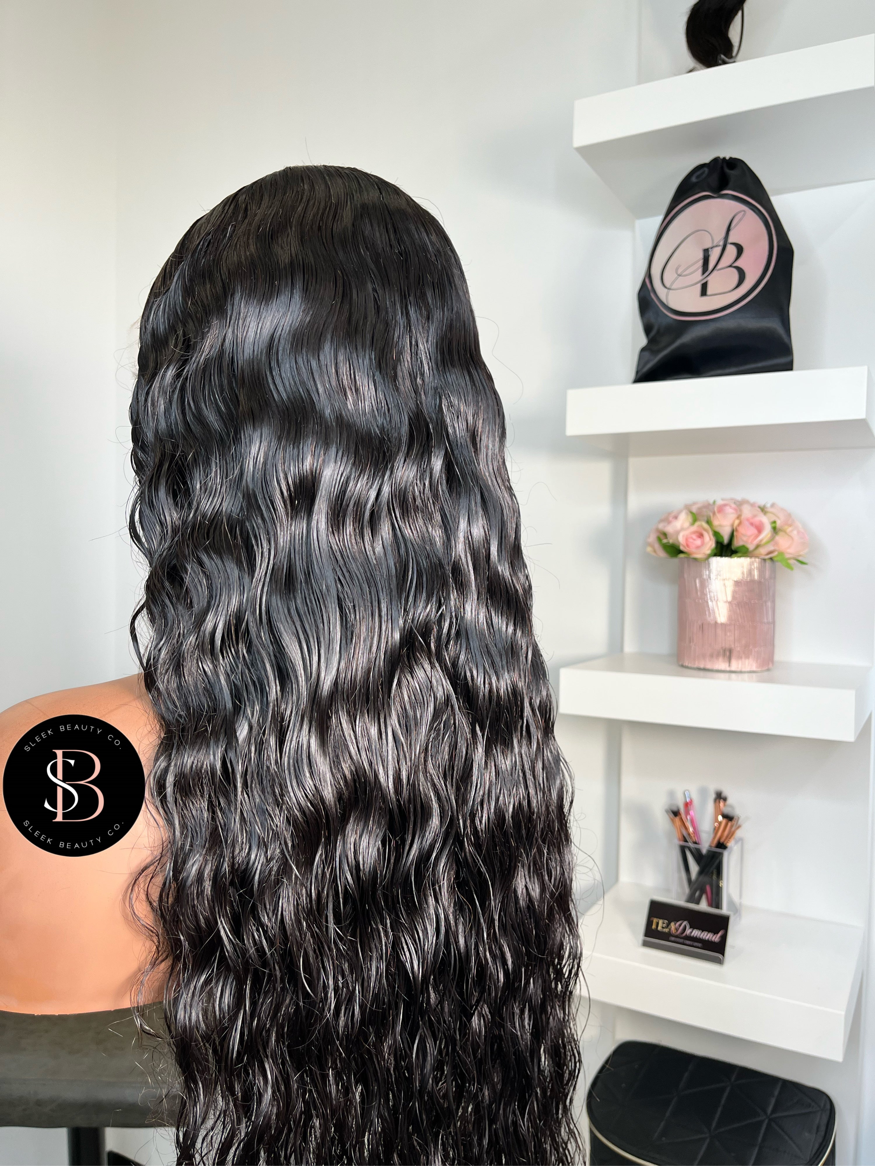 Water wave HD frontal wig (uncustomized)